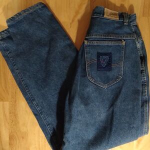 Vintage Lee Skyriders High Waist Taper Mom Jeans